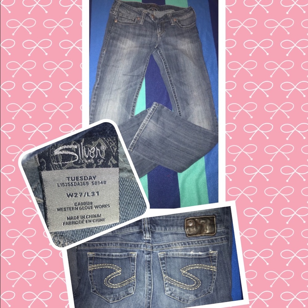Silver jeans